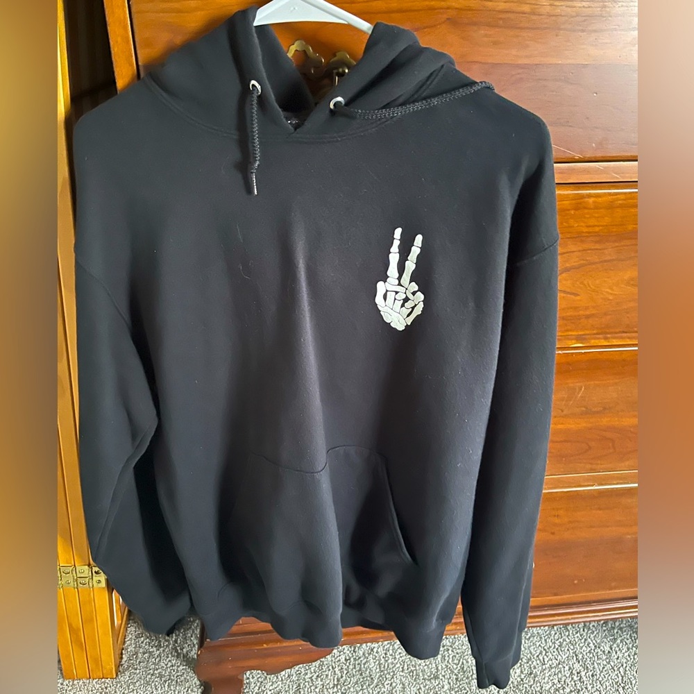 Bone Peace Sign Sweatshirt